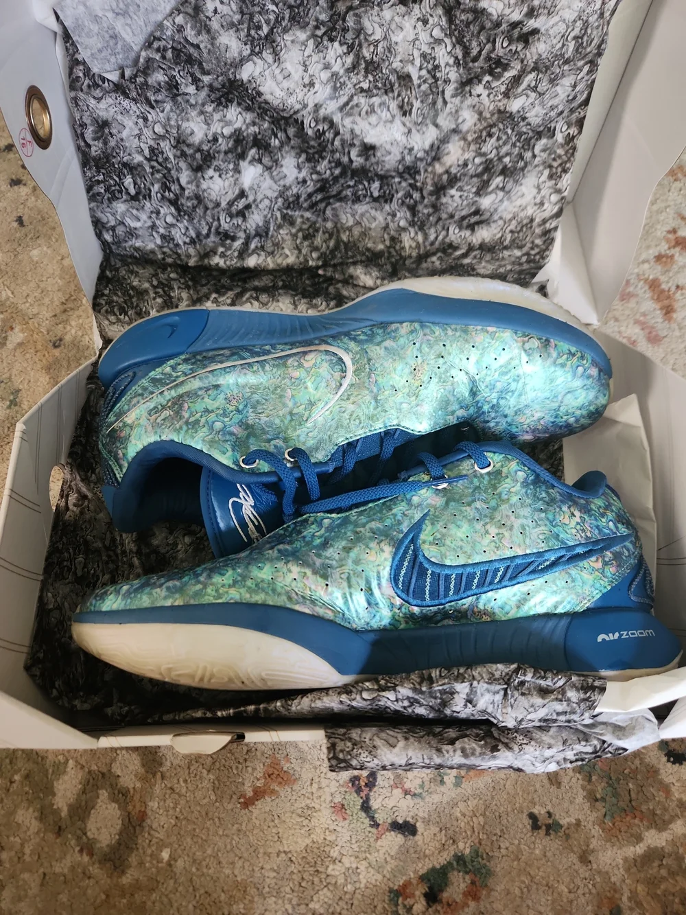 Size 14 - Nike LeBron 21 Abalone With Box